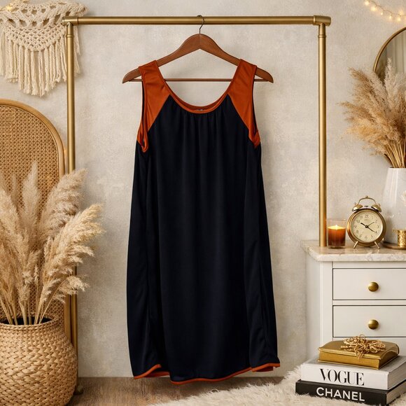 Vintage night gown Other - Vintage Intimate Appeal Black Slip Dress Nightgown Contrast Trim